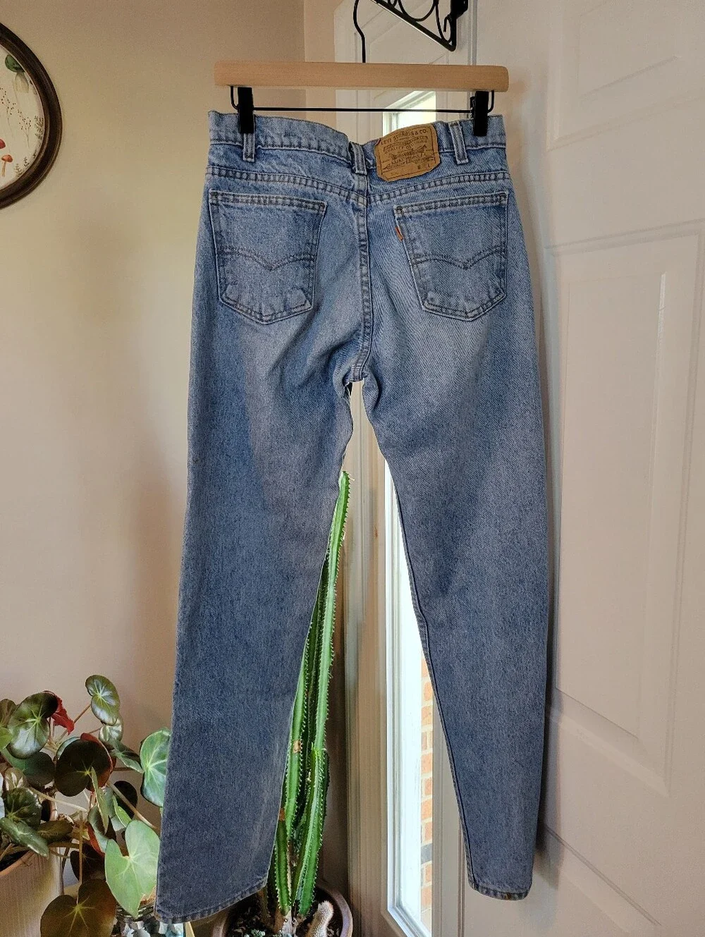 Levi's Orange Tab Vintage Straight Leg Light Wash Jeans, Size 29×32 Mens‎
